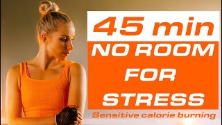 NO ROOM FOR STRESS - 45 Min Sensitive Indoor Cycling Workout 🧘‍♀️