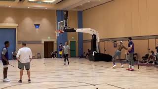 LeBron James flexing his QB skills | Full Court Shots At Lakers Practice