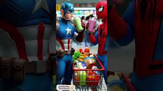 Super Grocer Showdown:  Superheroes take a trip to the grocery story, and funny happens.