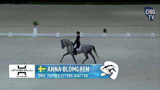 Tørveslettens Quattro and Anna Blomgren Rogers winner of CDI5 Grand Prix Special Geneva 2017