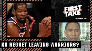 Stephen A.: KD will be remembered as the dude who left Steph Curry for Kyrie! | First Take