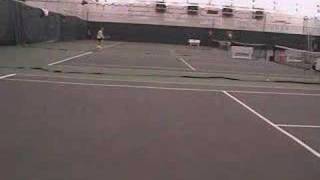 Tennis Trick Shot - The New Tweener