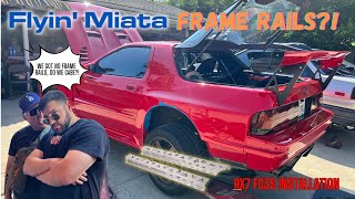 FC3S RX7 gets Flyin' Miata Frame Rails