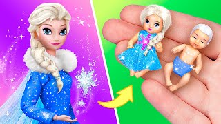 Elsa with Her Babies / 11 DIY Baby Doll Hacks and Crafts