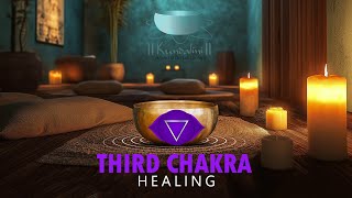 Tibetan Singing Bowls (852Hz) THIRD EYE CHAKRA Healing Frequencies Water Meditation