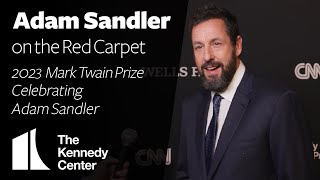 Adam Sandler - 2023 Mark Twain Prize Red Carpet | The Kennedy Center