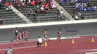 2012年第67回国民体育大会陸上競技会 少年男子Ａ 400m 予選3組