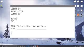 How To Make A Batch File Login System