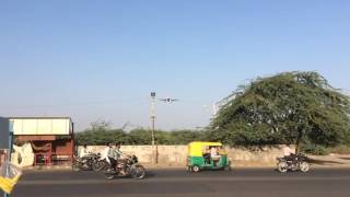 rajkot airport landing