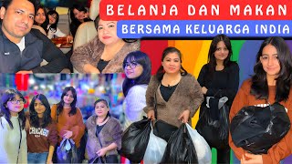 Belanja Baju Musim Dingin Dan Makan Bersama Keluarga India‼️Tingga Di India‼️