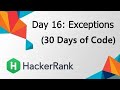 HackerRank Day 16: Exceptions - String to Integer | Java Solution