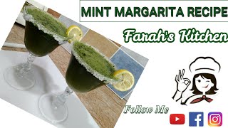 Mint Margarita Recipe| Iftar Recipe | Ramazan Drink | Refreshing Drink by farahskitchen |