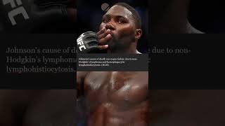 how did Anthony Johnson die? RIP 'Rumble' our deepest sympathies to your family and friends. #mma