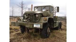 bad winch 1970 Kaiser M818 5 Ton 6x6 Military (photo slideshow)