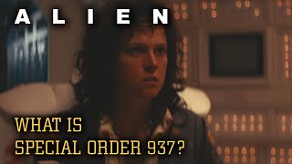 What is Special Order 937? How did the Company Know About the Xenomorph - Alien Universe Explained