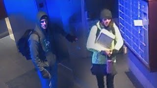 Apartment mail room thieves caught on camera