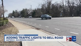 Adding traffic lights to Bell Road in Antioch