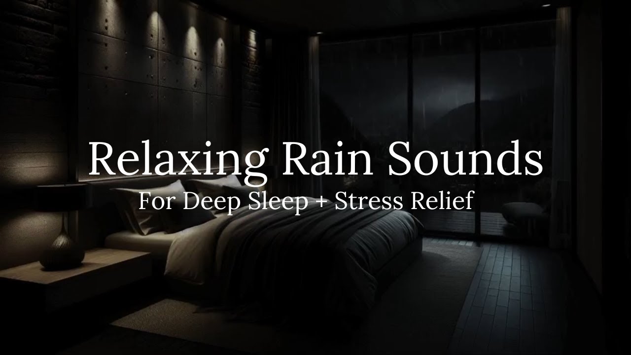 Soft Rain Sounds Sleep Relaxation Stress Relief Youtube
