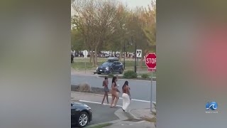 VIDEO: Hampton Police presence at unauthorized Buckroe Beach Event