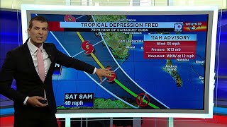 Fred joined by another potential tropical cyclone in Atlantic