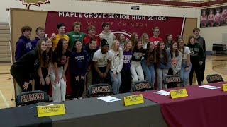 27 Student-Athletes Recognized at Maple Grove Signing Ceremony