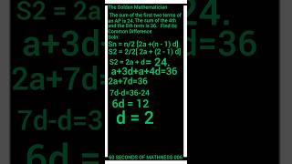 60 Seconds of Mathness 006 || The Golden Mathematician || #shorts #mathematics