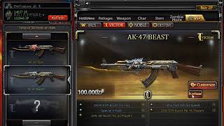 Crossfire NA: Buying AK 47 Beast Vip
