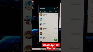 Flutter WhatsApp UI Speed code !
