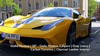 Ferrari 458 Speciale + 2x 458 Spiders!