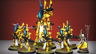 How to paint your Eldar army FAST AND GOOD - Paint a unit a day using this method!