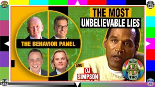 A Glimpse at OJ Simpson's Behavior: A Behavior Panel Analysis