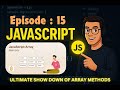 Ultimate JavaScript Array Methods Guide: All Methods Explained with Examples (2025)  #arraymethods