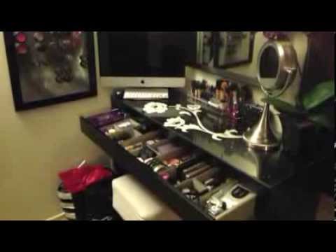 ikea malm dressing table storage