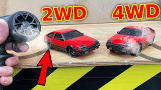 2WD vs 4WD mini RC Drift Cars
