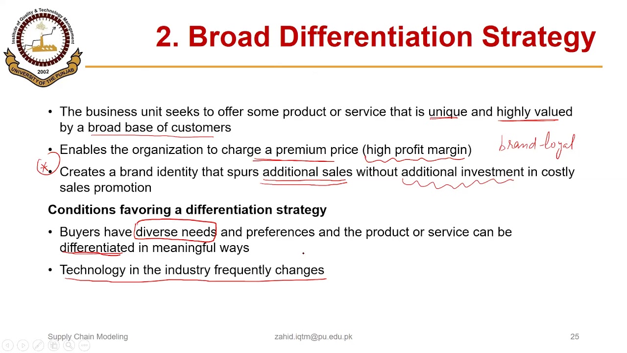 Differentiation Strategy