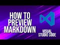 How To Preview Markdown Visual Studio Code Tutorial