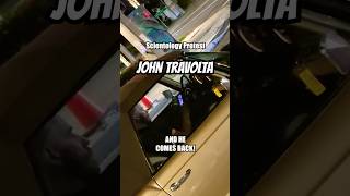 John Travolta loves visiting Scientology protesters