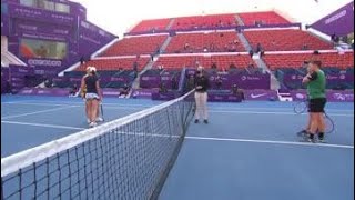 M. Niculescu/ J. Ostapenko vs. N. Melichar/D. Schuurs | 2021 Doha Doubles Final | WTA Match Highligh