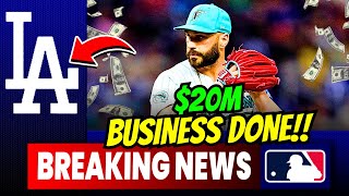 BREAKING NEWS!! New $20,000,000 deal confirmed at DODGERS!! LATEST NEWS LA DODGERS