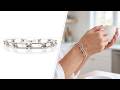 Liquid Silver Bracelet - DIY Jewelry Making Tutorial by PotomacBeads