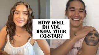 Booboo Stewart & Olivia Culpo Play 'How Well Do You Know Your Co-Star?' | Marie