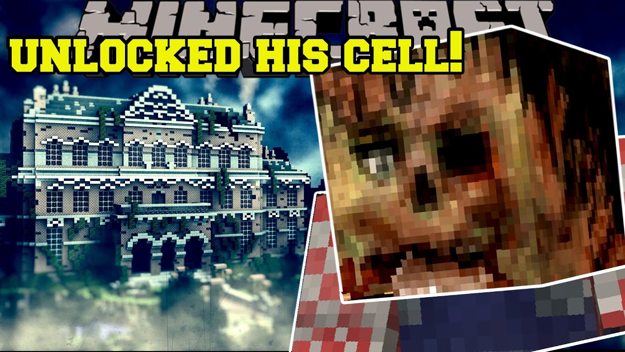 Minecraft: I UNLOCKED HIS CELL!! - THE ASYLUM - Custom Map - YouTube