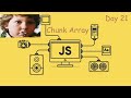 Chunk Array -  LeetCode 2677 - JavaScript - JS 30 Day Challenge Day 21