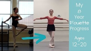 My 8 Year Fouette Progress En Pointe Ages 12-20 Robbie Downey