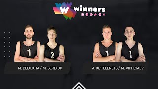 Winners Beach Volleyball. Men. M. Bedukha / M. Serdiuk - A. Kotelenets / M. Vikhlyaev  12.02.2025