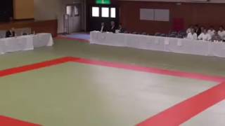 Demo of Eiichi Nakayama at 50th anniversary of Nara Aikikai (奈良合気会50周年記念演武会（一修会代表中山栄一))