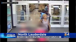 Duo Accused Of Stealing A Grandmother's Purse Caught On Camera In North Lauderdale