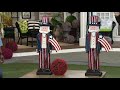 Plow & Hearth Wooden Uncle Sam Decoration on QVC