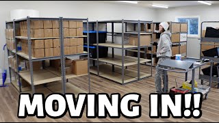 A dream come true.  ~ moving into our BRAND NEW warehouse, fighting winter \u0026 a BIG vlog problem.