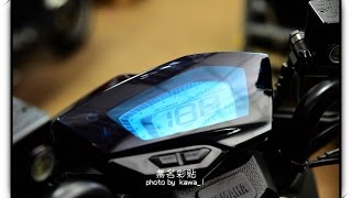 【無名彩貼】 YAMAHA Force 155 儀表 - 改色保護膜 - 直上款 施工方式